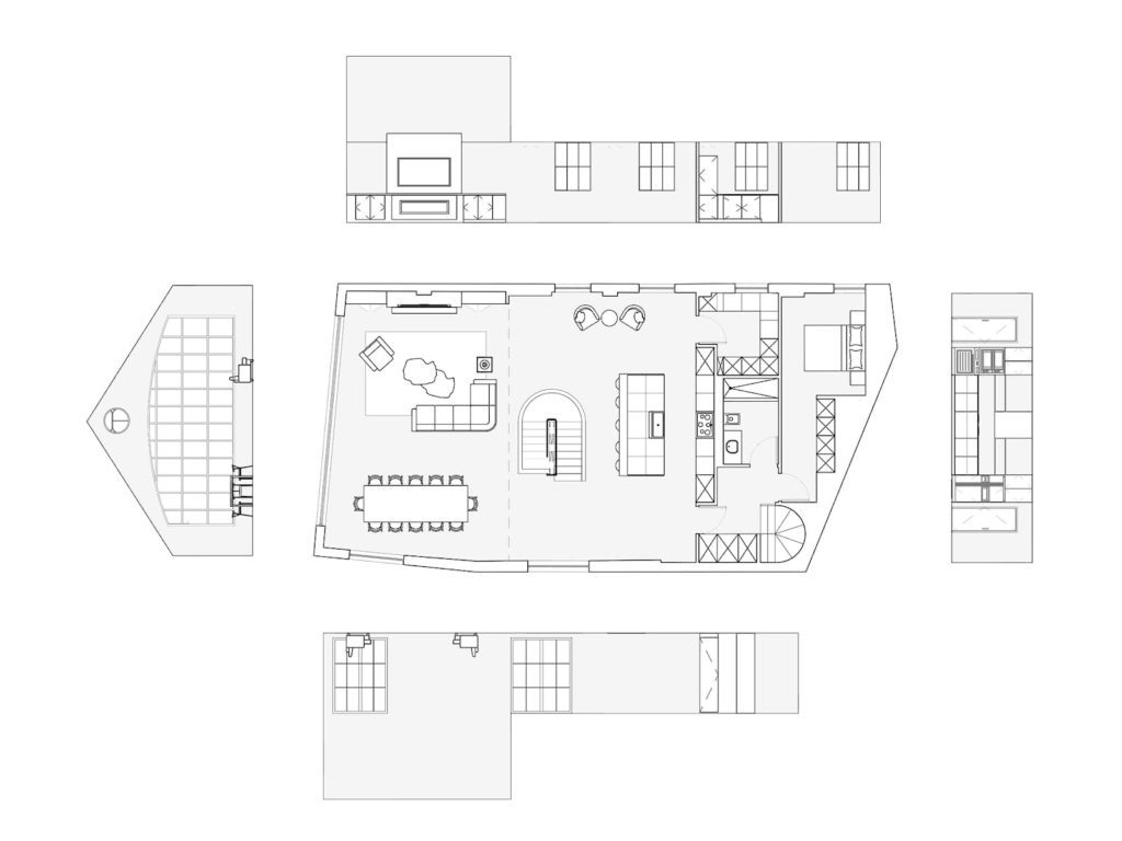 Using the fabric of an existing warehouse luxury grand spaces are formed, which is celebrated by zonal spacing and design. With the collaboration of an interior designer and high-quality finishes, Taylor's Yard creates various special moments that celebrate the structure.