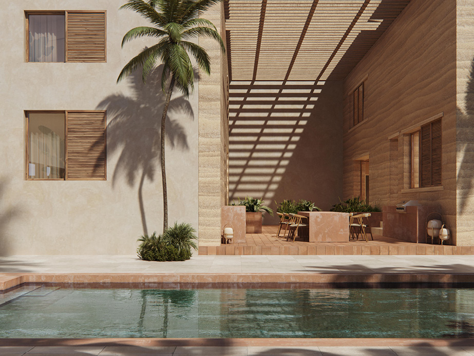 House of Badu Courtyard